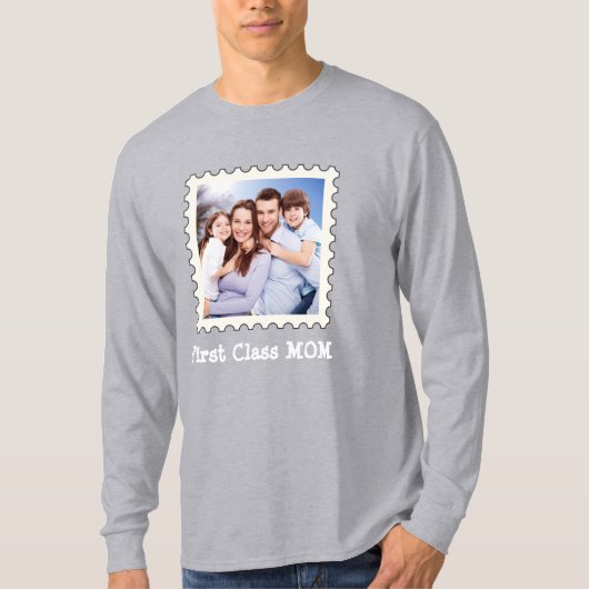 Mama der ersten Klasse Beste Mama je benutzerdefin T-Shirt (Vorderseite)