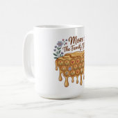 Mama Der Familienkleber Kaffeetasse (Vorderseite Links)