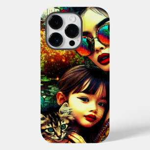Mama der Farben und Tochter Asiatischer Blumengart Case-Mate iPhone 14 Pro Hülle
