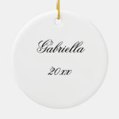 Mama der floralen Kampfkunst Keramik Ornament (Hinten)