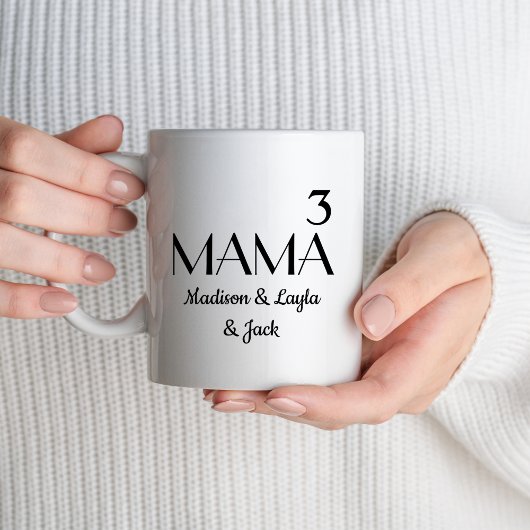 Mama der Frauen3 Mama Mutter von drei Mama von dre Tasse