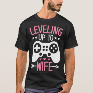 Mama der Gamer-Ehefrau bis zur Ehefrau-Gaming-Brid T-Shirt