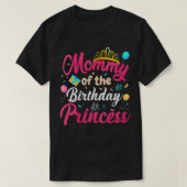 Mama der Geburt Prinzessin Niedliche Mama T-Shirt (Design vorne)