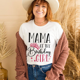 Mama der Geburtsmädchenfamilie Custom Matching T-Shirt