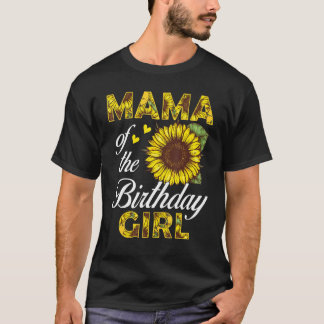 Mama der Geburtstagsfamilie Sonnenblumen-Party T-Shirt