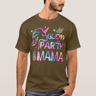 Mama der Geburtstagsfamilie Unicorn T-Shirt