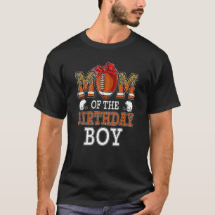 Mama der Geburtstagsfußball-Mama T-Shirt