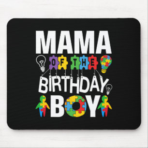 Mama der Geburtstagsjunge Autismus-Mama Mousepad