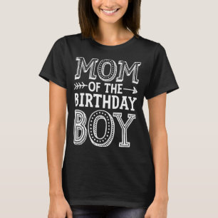 Mama der Geburtstagsjunge Funny Mama Familie M T-Shirt