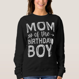 Mama der Geburtstagsjunge Mama und Sohn Matching B Sweatshirt