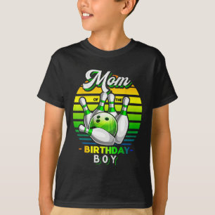 Mama der Geburtstagsjunge Matching Family Bowling T-Shirt