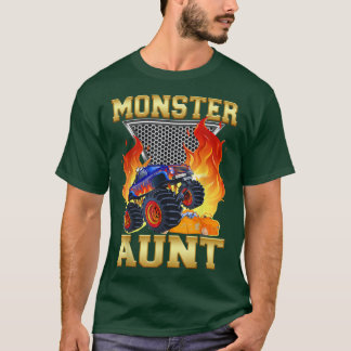 Mama der Geburtstagsjungen Monster Truck Matching T-Shirt