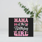 Mama der Geburtstagskameradine Rosa Coquette Bow (Stehend Vorderseite)