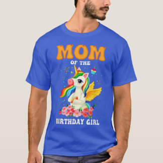 Mama der Geburtstagskarte Dabbing Einhorn Funny Ma T-Shirt