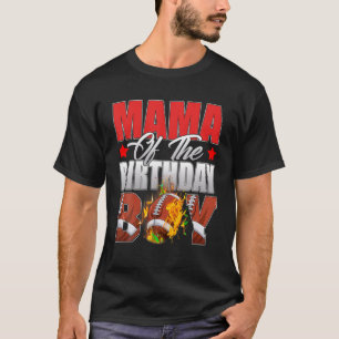 Mama der Geburtstagskind-Fußball-Feier T-Shirt