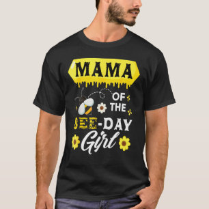 Mama der Geburtstagskinder der Biene, Matching Hiv T-Shirt