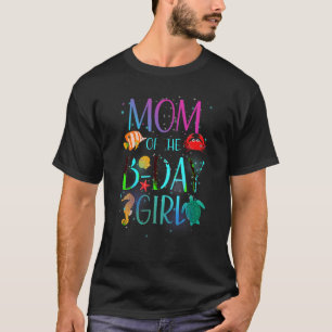 Mama der Geburtstagskinder unter einer Matching-Fa T-Shirt
