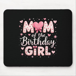 Mama der Geburtstagskleidung Coquette Bow Pink Mousepad