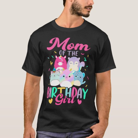 Mama der Geburtstagskrösche T-Shirt (Vorderseite)