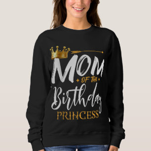 Mama der Geburtstagskünstlerin Funny Mama Mommy Gr Sweatshirt