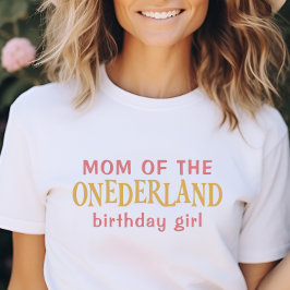 Mama der Geburtstagsmädchen-Alice im Wunderland T-Shirt