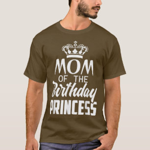 Mama der Geburtstagsparty der Prinzessin Funny Bir T-Shirt