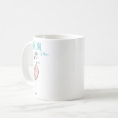Mama der Groom Flamingo-Outfit-Hochzeitsstimmung Kaffeetasse (Vorderseite Links)