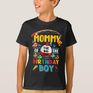 Mama der großen Fischen 1. Geburtstag Ofisall T-Shirt