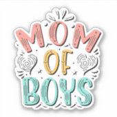 Mama der Heart-Aufkleber Aufkleber (Vorderseite)