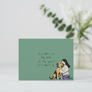 Mama der Hunde im Jahr Postkarte