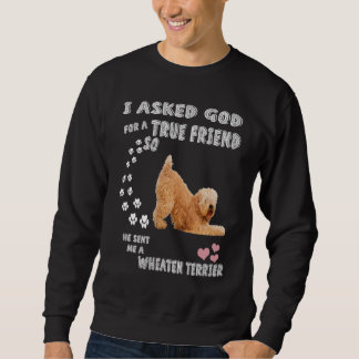 Mama der Hunde Vater Kostüm Niedliche Weichweize Sweatshirt