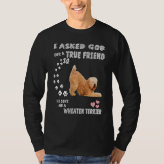 Mama der Hunde Vater Kostüm Niedliche Weichweize T-Shirt