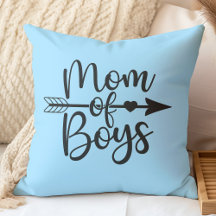 Mama der Jungen personalisiert hellblau