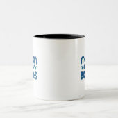 Mama der Jungen Zweifarbige Tasse (Mittel)