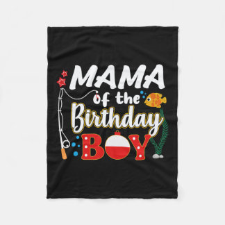 Mama der Jungfischen, die Familie B. Fleecedecke