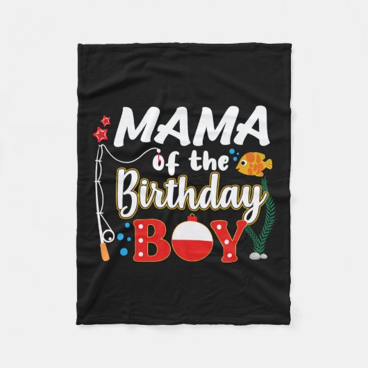 Mama der Jungfischen, die Familie B. Fleecedecke (Vorderseite)