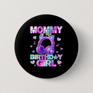 Mama der K-Pop-Birthday-Girls Koreanische Musik Button