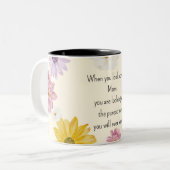 Mama der Kaffee-Tasse der reinsten Liebe Zweifarbige Tasse (Vorderseite Links)