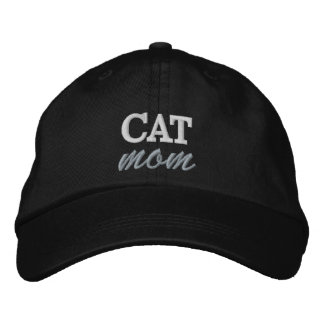 Mama der Katze bestickte Hülle, Trendy Cat Lover H Baseballkappe