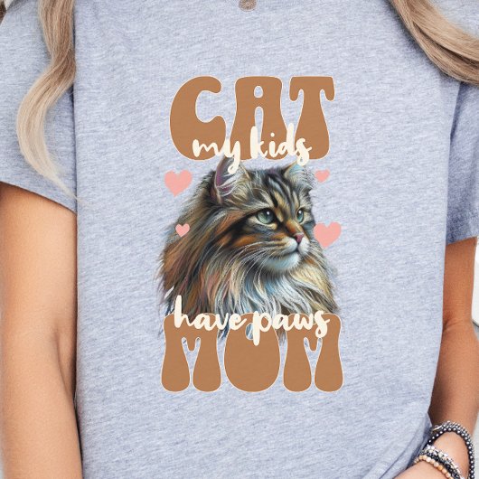 Mama der Katze, Mama der Katze, Retro-Stil der Kat T-Shirt