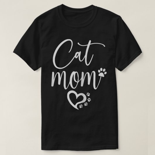 Mama der Katze  T-Shirt (Design vorne)