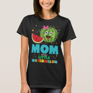 Mama der Kleinen Wassermelone Fruchtfamilie Matchi T-Shirt