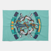 Mama der Küstenwache Geschirrtuch (Horizontal)