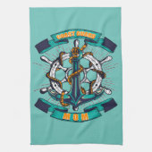 Mama der Küstenwache Geschirrtuch (Vertikal)