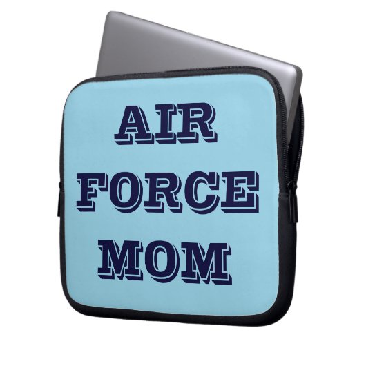 Mama der Laptop Sleeve Air Force (Vorderseite Links)
