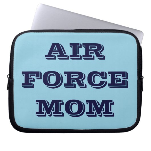 Mama der Laptop Sleeve Air Force (Vorderseite)