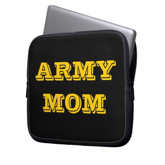 Mama der Laptop Sleeve Army (Vorderseite Links)