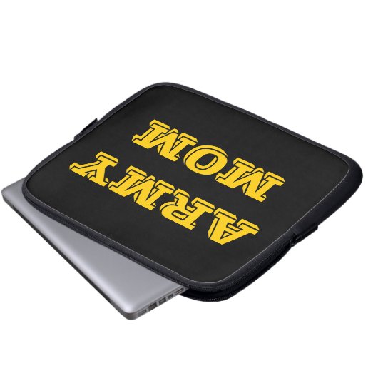 Mama der Laptop Sleeve Army (Vorne Knopf)