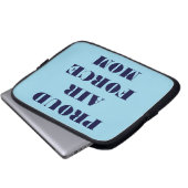 Mama der Laptop Sleeve Proud Air Force (Vorne Knopf)
