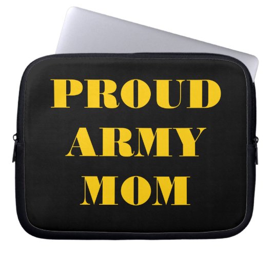 Mama der Laptop Sleeve Proud Army (Vorderseite)